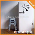 2015 hot new products charming removable decorative refrigerator door sticker